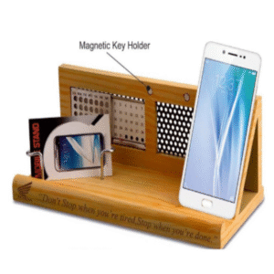 Wooden desk organizer