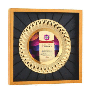 Golden Glory Award Plaque