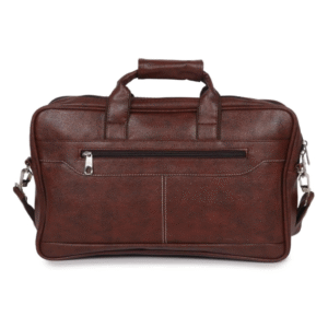 Brown leather office or laptop bag